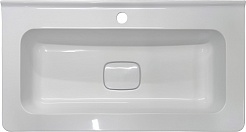 Style Line Мебель для ванной Бергамо Мини 70 подвесная белая Люкс антискрейтч Plus – фотография-8
